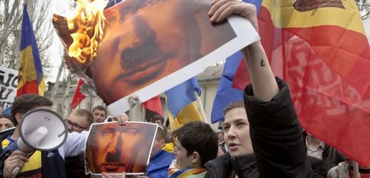 Protiruské protesty v Moldávii 2014.