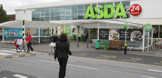 Britský řetězec supermarketů Asda.