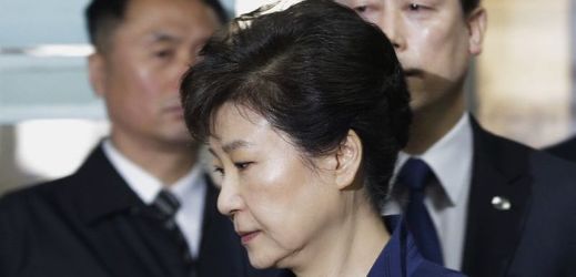 Jihokorejská exprezidentka Pak Kun-hje. 
