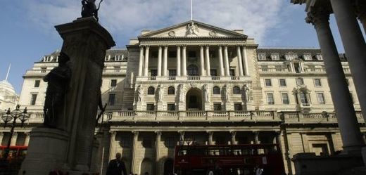 Sídlo britské centrální banky, Londýn.
