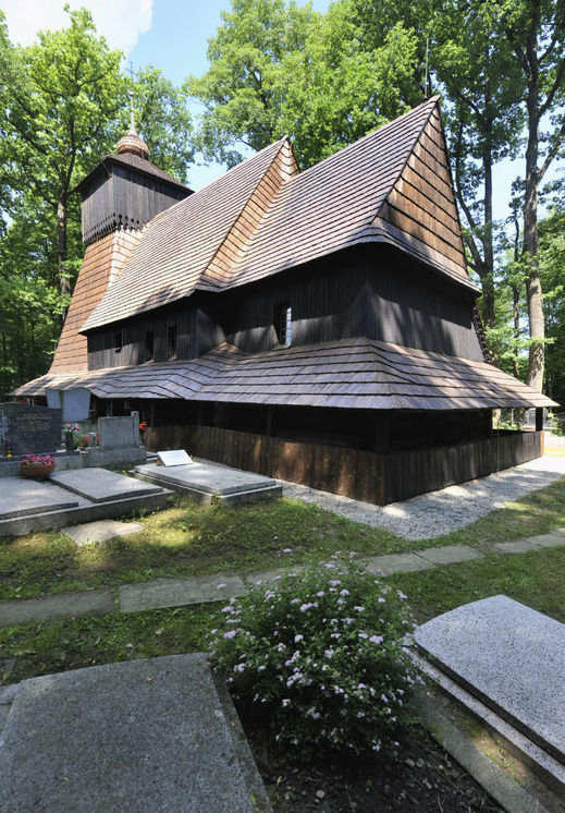 Dřevěný kostel Božího těla v Třinci-Gutech na Frýdecko-Místecku.