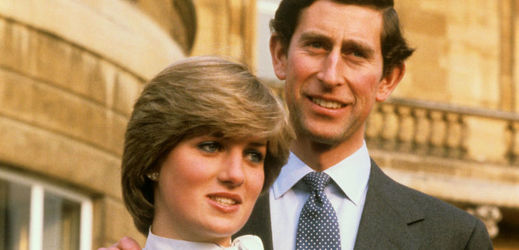 Princezna Diana a princ Charles. 