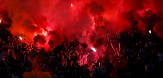 Fanoušci fotbalového Bělehradu (ilustrační foto).