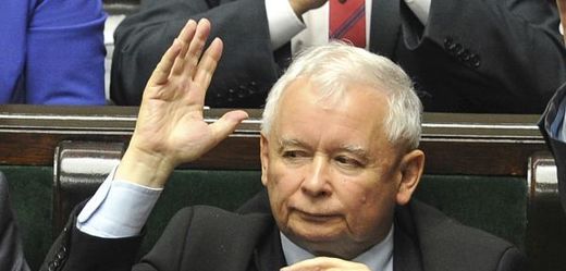 Předseda strany Právo a spravedlnost Jaroslaw Kaczyński.