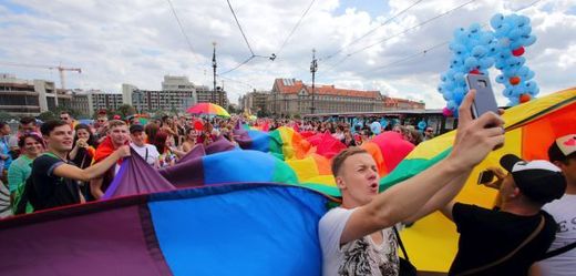 Průvod Prague Pride.