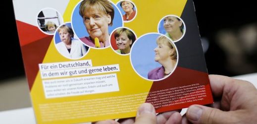 Volební leták CDU.
