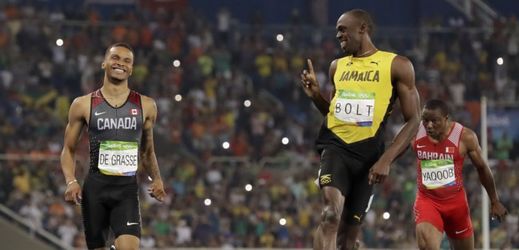 Jamajský sprinter Usain Bolt poběží možná už rozběh štafety.