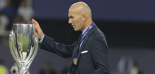 Francouzský trenér Realu Madrid Zinedine Zidane.