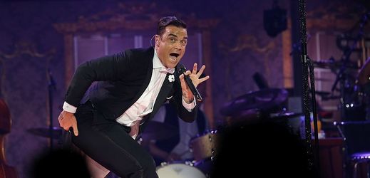 Britský zpěvák Robbie Williams.
