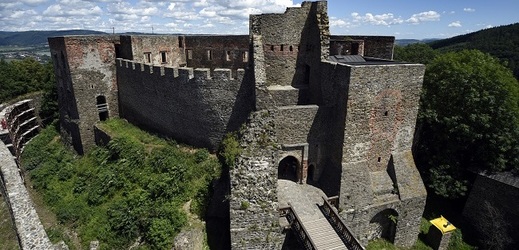 Středověký hrad Helfštýn.