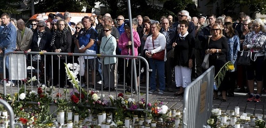 Pieta za oběti útoku v Turku.