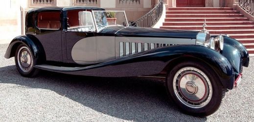 Jeden z nejslavnějších Bugattiho modelů Type 41 Royale.