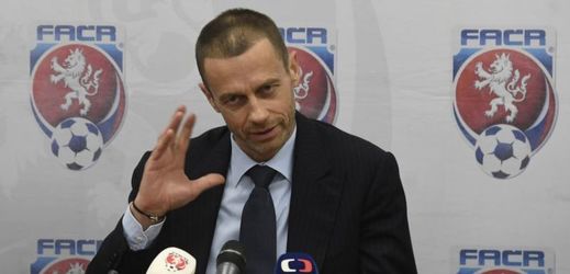 Předseda UEFA Aleksander Čeferin na návštěvě v České republice.