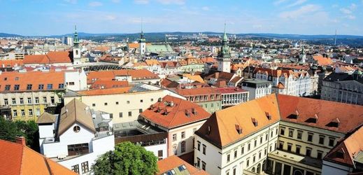 Panorama města Brno.