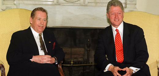 Václav Havel a Bill Clinton. 