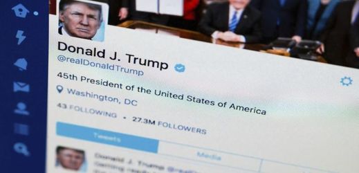 Účet amerického prezidenta na Twitteru. 