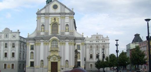 Kostel sv. Vojtěcha v Opavě. 