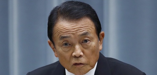 Japonský ministr financí Taro Aso.
