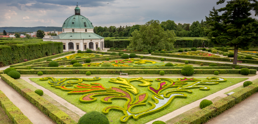 Kroměřížská Květná zahrada je zapsána na seznamu UNESCO.