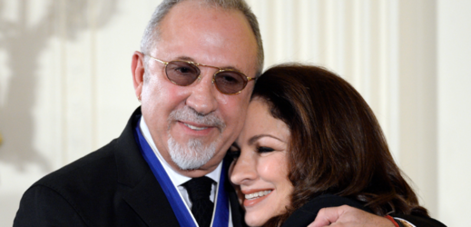 Zpěvačka Gloria Estefanová s manželem Emiliem Estefanem.