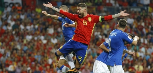 Sergio Ramos opět vyztužil Španělskou obranu.