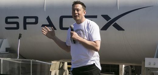 Americký podnikatel Elon Musk. 