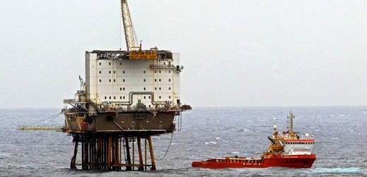 Těžba ropy v Norsku.