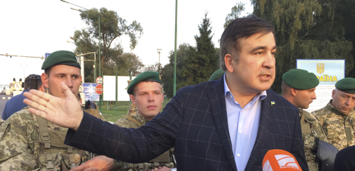Bývalý gruzínský prezident a oděský gubernátor Michail Saakašivili.