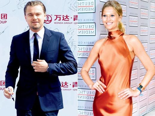 Herecká hvězda Leonardo DiCaprio a německá modelka Toni Garrn.