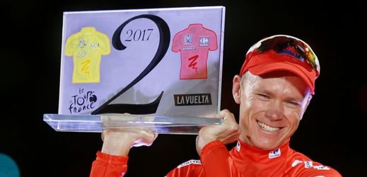 Chris Froome v letošní sezoně získal ceněný double Tour - Vuelta.