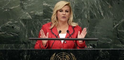 Prezidentka Chorvatska Kolinda Grabarová Kitarovičová.