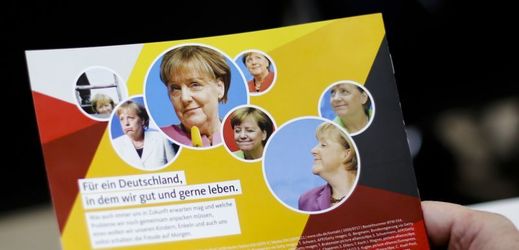 Volební leták CDU.