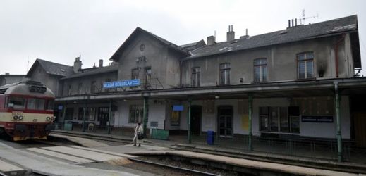 Hlavní nádraží v Mladé Boleslavi. 