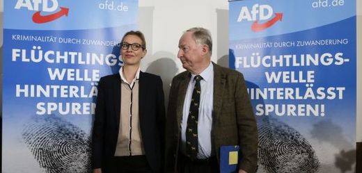 Alice Weidelová (vlevo) a Alexander Gauland, kandidáti AfD.