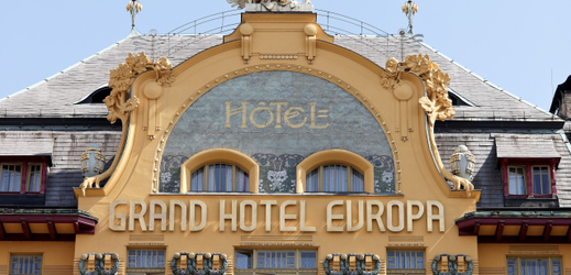Grand hotel Evropa v Praze (ilustrační foto).