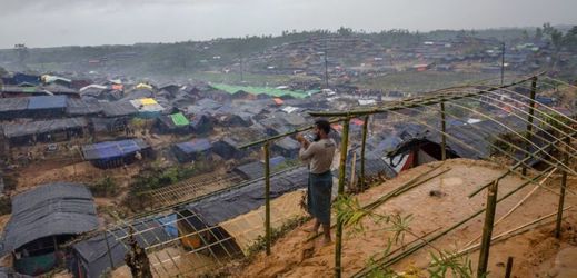 Uprchlický tábor v Bangladéši. 