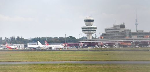 Berlínské letiště Tegel. 
