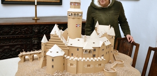 Na snímku model hradu.