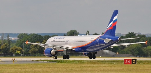 Letadlo ruské letecké společnosti. 