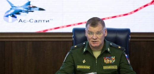 Mluvčí ruského ministerstva obrany Igor Konašenkov.
