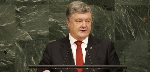 Ukrajinský prezident Petro Porošenko. 