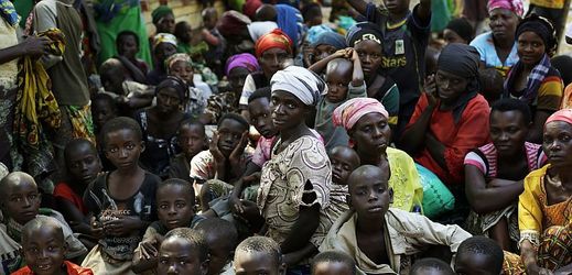 Burundští uprchlíci v Tanzanii.