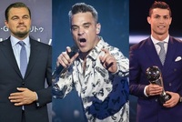 Leonardo DiCaprio, Robbie Williams, Cristiano Ronaldo. 