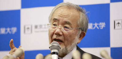 Japonský vědec a laureát Nobelovy ceny za lékařství Jošinori Ósumi.