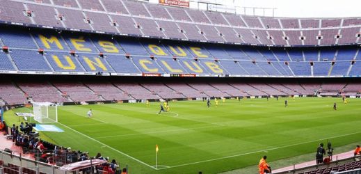 Barcelona hrála své víkendové utkání španělské ligy před prázdným Nou Campem.