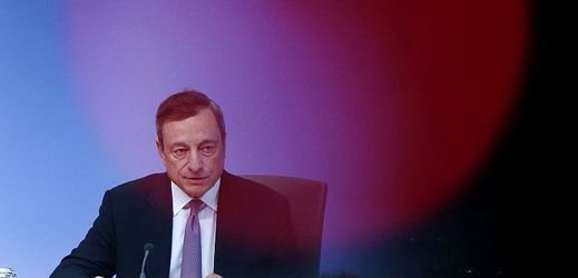 Prezident Evropské centrální banky (ECB) Mario Draghi.