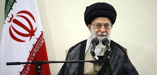 Nejvyšší íránský duchovní vůdce Ájatolláh Sajjid Alí Chameneí.