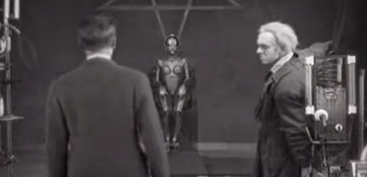 Snímek z filmu Metropolis.