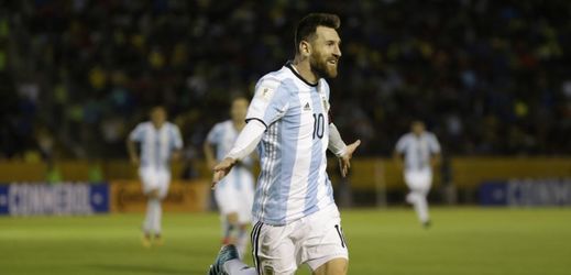 Argentinský kapitán Lionel Messi.