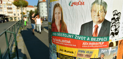 Předvolební plakát KSČM.